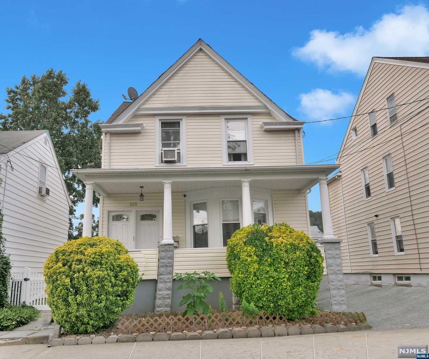 Two-Family home conveniently located in a residential area close to near shopping and transportation. This home features a large front open porch, one bedroom, an eat-in kitchen, a living room, a bathroom, a laundry room, and access to the rear deck on the 1st floor. Two bedrooms, eat-in kitchen, living room, and a bathroom on the 2nd floor. Three-car detached garage with electric opener, nice yard, and storage den with a basement with half bathroom which has an outside entrance. Both units have separate utilities and tenants are on month-to-month.