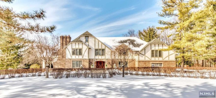 Can a 5,500 sq' home feel warm and welcoming? Absolutely! Sitting high on 1+ acres of beautifully landscaped property in the prestigious Winton Gate Estates area of Franklin Lakes. This gracious home has it all! Immediately, your guests will feel welcomed by the 2 story foyer with sweeping staircase & custom millwork that lead to the 2 story Gt Rm with stone FP & fl to ceiling windows. Truly a chef's delight the newer Gourmet Kitchen offers a bright eating area w windows overlooking the fabulous backyard; butlers pantry & Banquet DR. Double doors lead to second floor Master Suite w relaxing master bath retreat! 3 add'l BR(2 ensuite),FB, lounge area & rear staircase complete 2nd floor. Walk out lower level is finished with Rec Rm/FP, wet bar, gym area, Bonus Rm & FB! Ready to party yet? Well, when you see the private backyard oasis highlighted with heated pool,cabana,covered BBQ area, gazebo & w circular driveway..all only 30 miles from NYC, you'll say, 'Wow!'..and,we'll act fast!