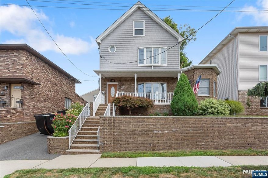 Discover this exceptional two-family home with a fantastic blend of space, convenience, and an excellent opportunity for both homeowners and investors. Take advantage of Carlstadts. Low taxes and an excellent school system. 1st floor has 3 bedrooms, including a master bedroom, master bath with heated floors, and a walk-out shower. Enter into the Living room, Dining Room, full bath, with a Large eat-in Kitchen with sliding doors leading onto a great deck for entertaining, use the spiral staircase to access the partially finished basement with a bonus room, Rec room, and summer Kitchen, large Utility-Storage room, and walk-out exit door to a generous yard. Central AC is only available on the 1st floor; the Basement has a separate heating system. The 2nd floor is 2 levels. Generous rooms with a Kitchen, Dining Room, living room, and full bath leading upstairs to 2 good-sized bedrooms, all utilities are separate except for cold water. 2 Laundry hook-ups in the basement. Driveway for 2 cars, No Garage, enjoy all that Carlstadt offers, Close to Transportation, Dining, Parks, Shopping, and Houses of Worship, Come make this your new home