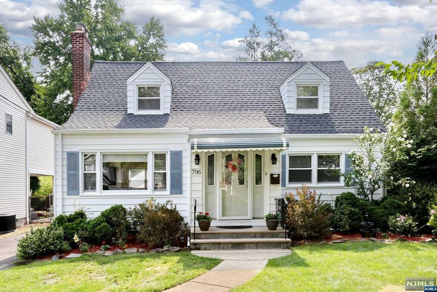 Welcome to 796 Fifth Ave! A charming, spacious expanded cape w/ many updates in a fantastic location. Lovingly landscaped w/handsome masonry and a long driveway w/ room for 3 cars. You will be pleasantly surprised by the space here w/nearly 2,000 sq feet above grade (see floorplan). Large sunny family room w/ fireplace flows to elegant FDR and updated eat in kitchen that is just drenched in natural sunlight. Escape to your 3-season sunroom. Ideal for an extended family w/ a first floor BR, full bath and nice sized living room. 2nd Floor has a primary BR w/ room for a king w/ a walk-in closet, 2 nice sized BRs, updated full bath and walk in linen closet. Basement has custom bar and media area, half bath, separate laundry and so much closet space. Bilco door to private 150' deep yard, detached garage w/ a bonus room and shed. Move in ready w/dream house potential. Freshly painted exterior w/ new roof. Leave the car behind for all 3 schools, parks just 8 miles from NYC