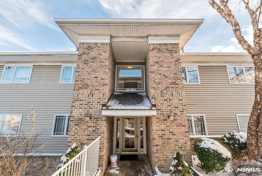 Pristine second floor end unit in Kinnelon Heights, a 55 plus community. Features include 2 bedrooms and 2 full baths. The Primary bedroom 17 x 11 features a full bath. Open living room dining room space 22 x 16 allows for easy entertaining. The updated eat in kitchen is washed in light from the many windows. Spacious rooms and stackable washer dryer in the unit. There is a one car garage and one assigned outside parking space. Approximately 1100 square feet. Close to shopping and transportation. Will not last!