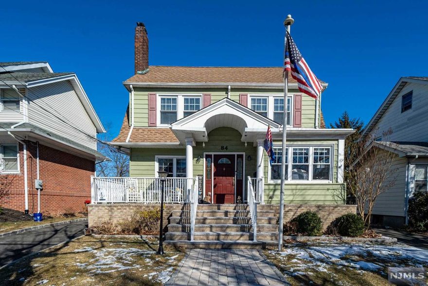 Welcome to 84 Poplar! This beautiful 3 bedroom 1 and a half bath home has all you need and more! Step inside off your charming porch into the living room complete with a wood burning fireplace. Just steps away are the updated kitchen, dining room, laundry and rec room. Upstairs you will find 3 sizable bedrooms and a full bath. A partially finished walk-up attic with cedar closet storage completes the upstairs. Entertain on your deck and fenced-in backyard! Updated and well maintained, new floors, new windows and doors throughout, detached garage! Nothing left to do but move in and see all that Ridgefield Park has to offer - close to schools and transportation!