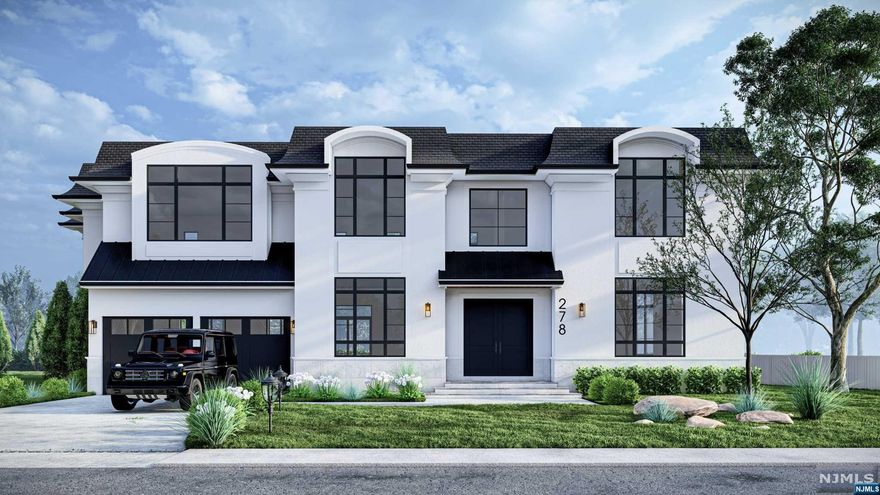 Absolute masterpiece.. BRAND NEW construction being built by one of Bergen County's TOP builders. Only the highest quality of finishes & materials are being used with absolutely no expense spared. Upon completion, this CHATEAU style colonial will feature 7 BEDROOMS & 7.5 BATHROOMS, w. approx 7,600 sq ft of finished living space (including the basement). Dream location on the ultra-desirable WEST side of Paramus. The home will sit on a quiet, tree-lined street w. an oversized backyard. 12 foot ceilings on the first level of the home. Gourmet Chef's Kitchen w. professional-grade appliances & a massive island. 1st floor guest suite plus 5 generously sized bedrooms on the 2nd floor. EACH bedroom features it's own en-suite full bath. 2 car attached oversized garage & a fully finished AMENITY FILLED BASEMENT w MOVIE THEATER, GYM, WET BAR, & Bedroom / Bathroom. Exterior will feature paver walkways & driveway, sprinkler system, & privacy fencing. A home of this caliber is rarely offered.