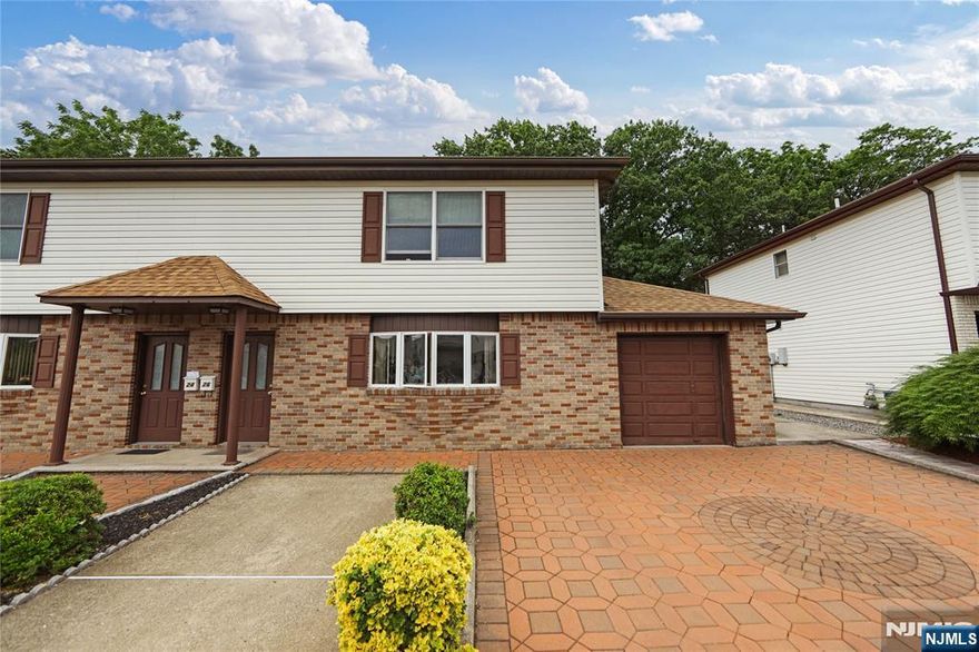 Well maintained 3 bedroom, 2 full bath side by side town house is ready for rent. Newer counter tops, den/office with private backyard.2 car parking, No garage, Laundry hook ups, dishwasher can be installed, close to NYC commute, shopping, Great location. COME SEE IT!