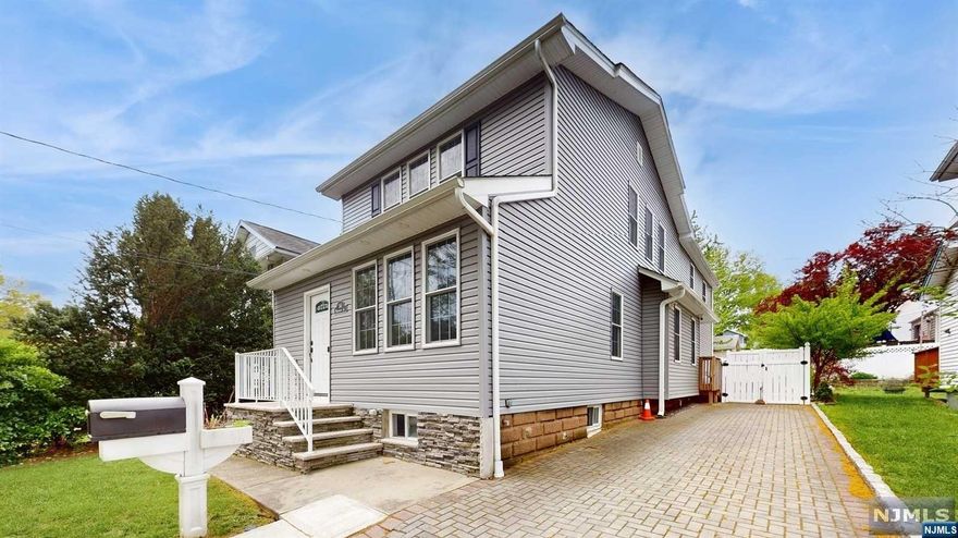 This charming home features 4 bedrooms and 3 full bathrooms with an open floor plan that allows for plenty of natural sunlight. A new addition was added in 2019 to provide additional living space, making it perfect for families or those who love to entertain. The new kitchen, plumbing, and electrical systems offer modern conveniences. The first floor showcases a beautiful open layout that is ideal for daily living and hosting guests. The second floor includes the convenience of laundry and 4 decent-sized rooms. The backyard is perfect for entertaining which is fenced in for privacy and enjoying family gatherings. Also situated within walking distance to public transportation to NYC. Enjoy the added features of speakers throughout the house and a security system for added peace of mind. Nutley has been rated one of the top towns in NJ with a very low crime rate and one of the top school districts in the area. This is a fantastic opportunity to own a home and a must see.