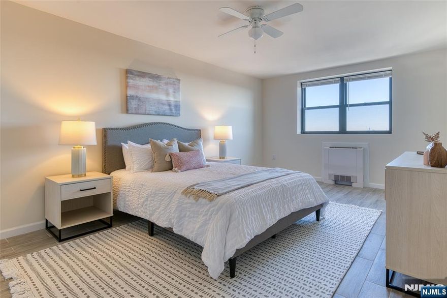 Experience Elevated Living in Northern New Jersey & discover the epitome of luxury living in the Pent House at 123 South Munn, where sophistication meets comfort. The recently renovated 11-story building stands as a testament to modern elegance, offering residents a unique blend of convenience, breathtaking views, and top-tier amenities. With New York skyline views, PH 1 features 3-bedroom, 2 bathroom, an open concept kitchen & family room, an oversized 430sf balcony plus private washer & dryer inside the unit. Only the tenants of Pent House apartment have elevator access to the 11th floor. The kitchen features stainless-steel appliances, granite countertops, and contemporary fixtures. Indulge in the pinnacle of relaxation with brand-new bathrooms featuring state-of-the-art shower jet systems. Pamper yourself in a spa-inspired sanctuary right at home. Elevate your daily experience with panoramic views that stretch across the horizon. From the glittering lights of New York City to the serene landscapes of Northern New Jersey, every glance from private terrace is a feast for the eyes. You will know which guests have arrived by the buildings video intercom system and the lobby features overnight doorman service for added protection. Located minutes from the "Brick Ch urch" and "East Orange" train stations on the NJ Transit line. *Rent includes ALL utilities. Also available for SHORT TERM RENTALS for a $400/per month premium.