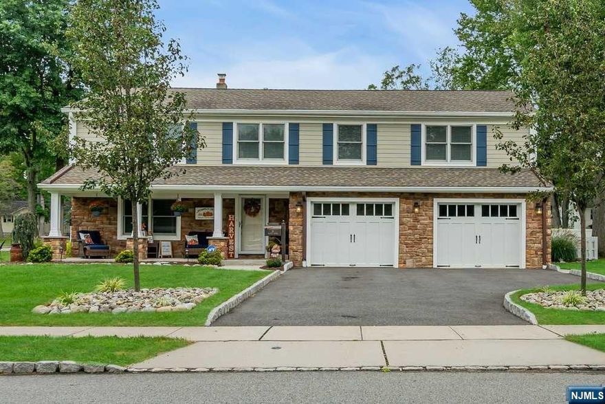 HIGHEST AND BEST IS SET FOR NOON ON THURSDAY 9/28! Gorgeous and well-kept corner-lot home which was completely updated and remodeled in 2018. The first floor has a large bedroom with a private bath and walk-in closet. Large family room with high ceilings which is highlighted by a gas fireplace with stone accents to the ceiling. The kitchen is ENORMOUS! High-end appliances, a large peninsula with seating, two-tone cabinetry, and tons of cabinet space. The dining room has great size and opens up its French Doors to the composite deck. The primary bedroom will make you never want to get out of bed. Custom detail, large closets, sitting area, and a primary bath. The two additional bedrooms on the second floor comfortably fit queen bedroom sets. The basement has a large living room with a HUGE storage room! Additionally there is a large space currently occupied as an office with a deep closet. The laundry room is finished and comes with the current secondary refrigerator.