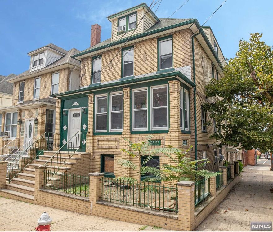 Location is KEY!!!! Fabulous investment property or owner occupied. Do not miss out on this 4 unit 4 garages property. Property one block from Blvd east. Great spacious units with tons of potential. Apmple storage and great room sizes. Rentors will love the proximaty to Blvd East and the layout of each unit. They is an income producing property. $7280 monthly in rents and additional rents for the garages as extra income. (some rents under market value) This is a GEM do not let is pass you by. Property being sold AS-IS