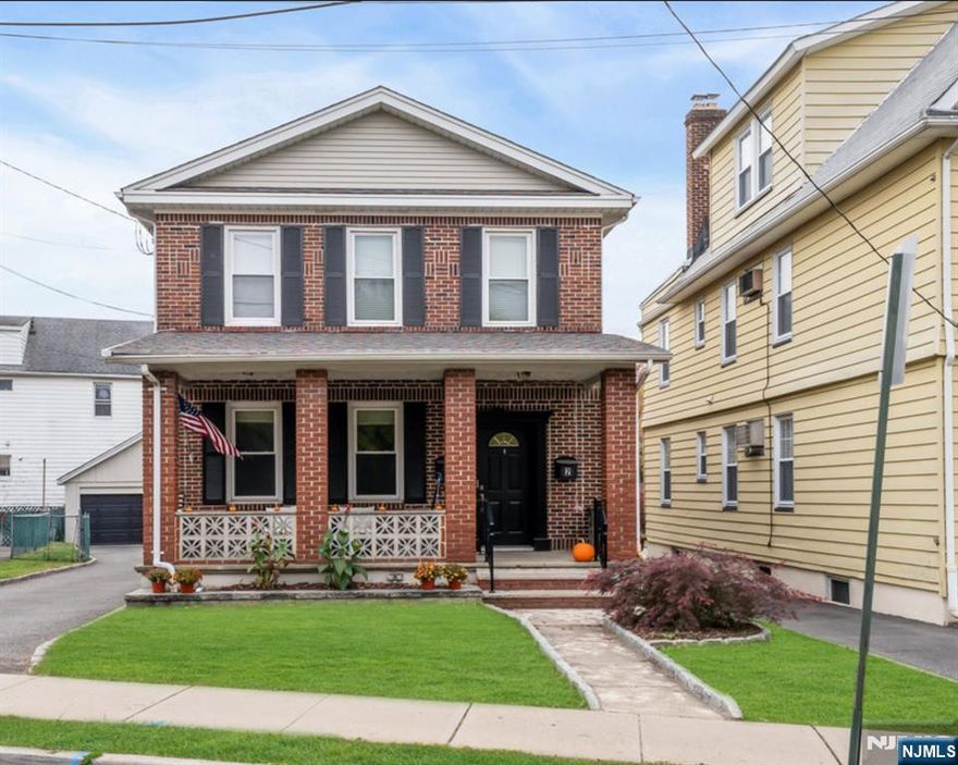 Welcome to this well-maintained two-family home in the heart of Nutley. Each unit offers a bright living room, eat-in kitchen, full bath, and two comfortable bedrooms, providing functional layouts for everyday living. The first-floor unit also includes access to a partially finished basement ideal for additional entertaining or recreational space and features separate storage and mechanical areas, ground level access, and preferred parking. An unfinished attic with pull-down access provides extra storage options. The property includes a front porch, two-car garage, split, 1 for each, and a driveway with ample parking for both units. Separate utilities ensure convenience for multi-unit living, while a newer roof and updated features enhance value and comfort. Located close to Booth Park, local shopping, and a wide selection of restaurants, this home offers easy access to Nutley's charming amenities. Commuters will appreciate proximity to public transportation options and major roadways. Don't miss the opportunity to own this versatile multi-family property in a prime Nutley location schedule your showing today!