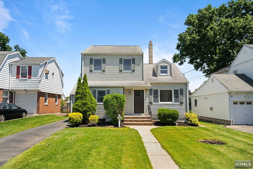 Great home located on quiet residential street, Main level has large family room, Dining room, open kitchen with stainless steel appliances, separate formal living room, bedroom and full bath. Second floor has a large primary bedroom with vaulted ceilings, 2 additional bedrooms and one bath. House has a semi-finished basement with Large Storage Room. There is a large deck off the Kitchen great for entertaining and a large rear yard. House is walking distance to NYC Bus at corner.