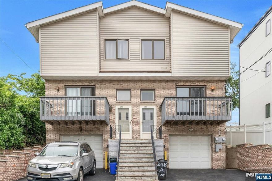 Great Investment Opportunity in Fort Lee â€“ Two-Family Side-by-Side Townhouse! Donâ€™t miss this rare opportunity to own a well-maintained two-family side-by-side townhouse, perfect for investors or owner-occupants. Each unit offers spacious layouts with multiple bedrooms, full kitchens, and separate utilities. Key Features: Two attached units, each with separate/private entrances One unit currently occupied, generating immediate rental income Ideal for multi-generational living or live-in-one, rent-the-other setup Separate utilities and meters Great location close to schools, shopping, and transportation This property has strong rental potential and offers long-term value, this is a must-see property with immediate income and future upside.