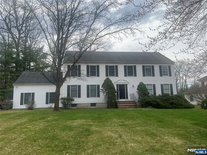 Welcome to a home where spacious, well maintained big colonial style come together on a quiet Cul-de-Sac street in Township of Washington. This 4-bedrooom house provides generous space for family's modern life style including entrance foyer, formal living room, formal dinning room, MEIK with breakfast area, large family room with fireplace and huge terrace/patio on first floor. the second floor supports MBR with jaccuzi and separated shower room, spacious three bedrooms and full bath. Lot is over a half acre, two separated garage doors. easy commute to Garden State Highway and Route 17. Must see.