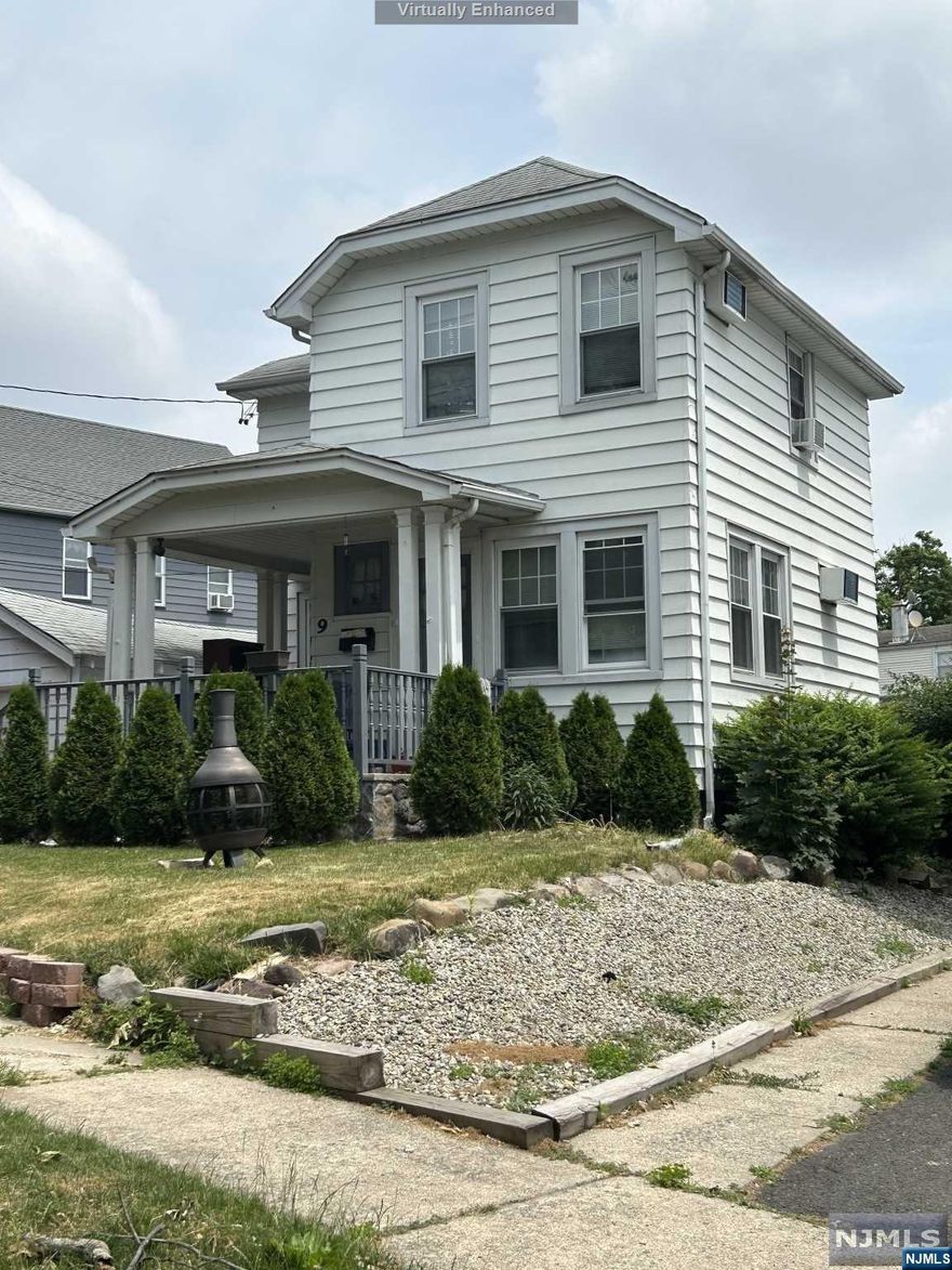 This cozy home has 3 bedrooms and 1 bathroom with a basement that is partially finished! Hardwood throughout the house with the 1st floor living room, dining room, & kitchen. 2nd floor 3 bedrooms and bathroom where you also have a pop up attic for storage. Front porch is perfect to sit and relax as well as a side yard that has plenty of room to enjoy. detached one car garage with one parking space in driveway. Close to all major highways, transportation as well as entertainment. House is sold AS IS