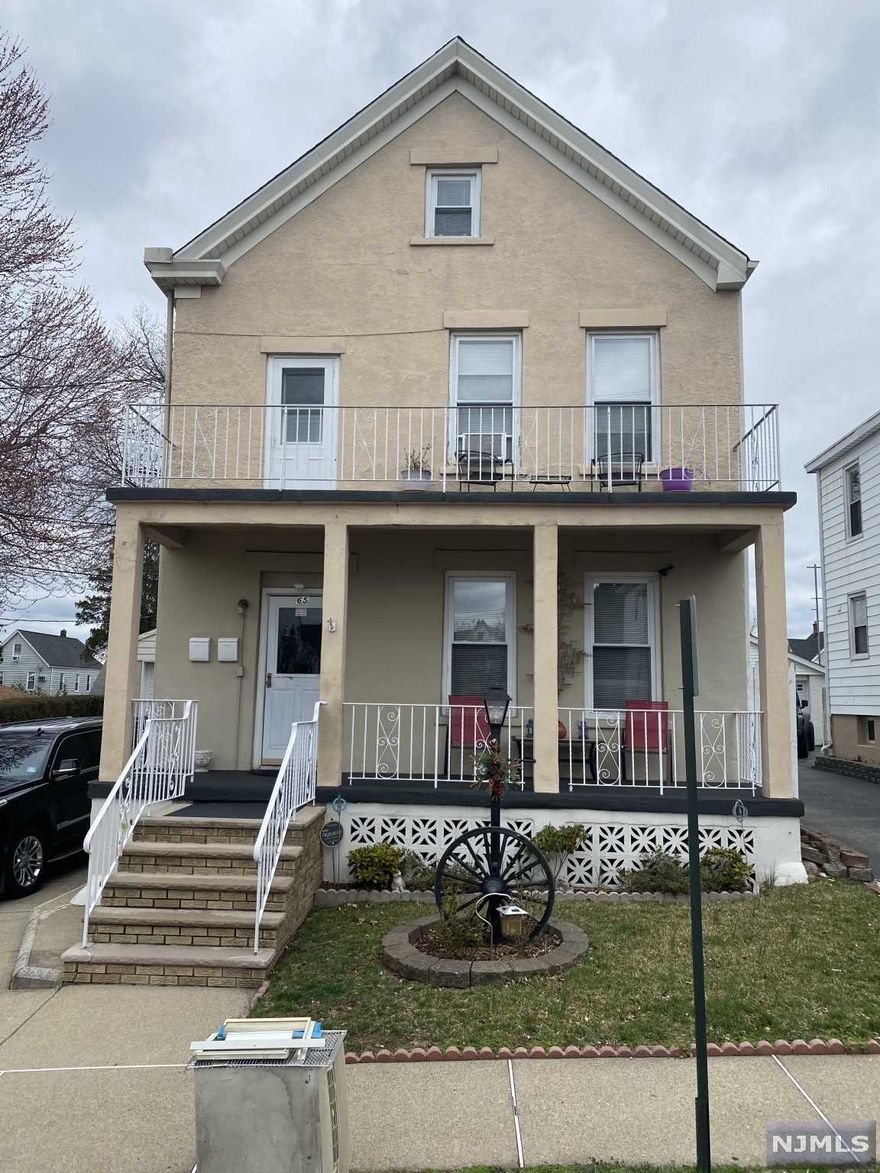 Well maintained, Extended Two Family home in a very nice area close to School, post office, shopping center, supermarket. Featuring front porch , LR Eating Kitchen, full bath, 2 bedroom W walking closet, 2ND floor LR, eating kitchen, full bath ,2 bedroom walking closet, the attic is fully finish with two additional rooms. Basement is fully finish with a full bath and had a summer kitchen that was removed, but, can be put together if desire by the new owner. Garage is fully finish with separate electricity, oversize driveway that fits about 10 cars.