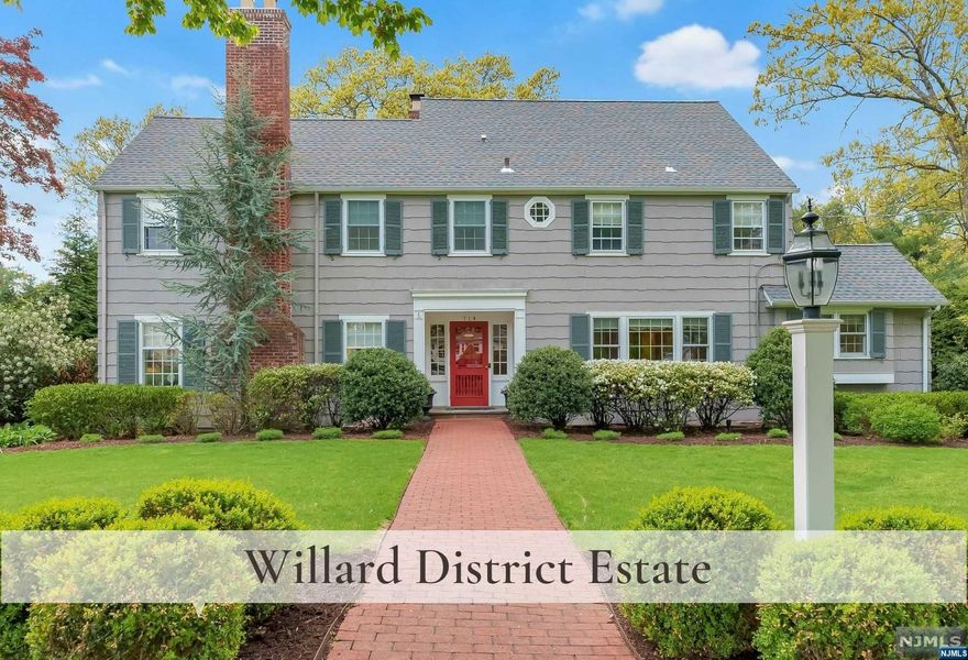 Willard District Estate nestled in Premier Location offers Tranquil Setting & Superior Amentities just moments to NYC Transp., Schls, & Plygrnds. Crisp Entr Foyer transitions to Living Rm w Frplc & Built-Ins. Fam Rm w soaring Cath Ceiling & Frplc w 2 Story Stone Facade has wide French Drs to Patio. Banquet Dining w/nearby 3 Season Porch for cocktails or morning coffee. Expansive Kitch w many updates offers TOL Appliances, Lrg Isl, Eat-In Dining, Pantry, & Bev Station w Fridge & Sink. Nearby is Home Off w Built-Ins, MudRm, & PwdrRm. Ascend Paneled Staircase to find generous Prim Suite w New Lux Bath, Bdrm w EnSuite, 2 More Bdrms, Hall Bath & Lndry. 3rd Floor offers 5th Bdrm w EnSuite, Cedar Closet & Storage galore. Amazing LowLvl is perfect for Game Night & Entertaining w nearby Home Gym, Half Bath, 2nd Lndry & Workshop. 3 Car Gar. Profess landscaped w Mature Privacy Plantings ftrs Patio, Open Deck, Retaining Walls & Flat Lawns. Peaceful Retreat fulfilling Your Lifestyle Wishlist.