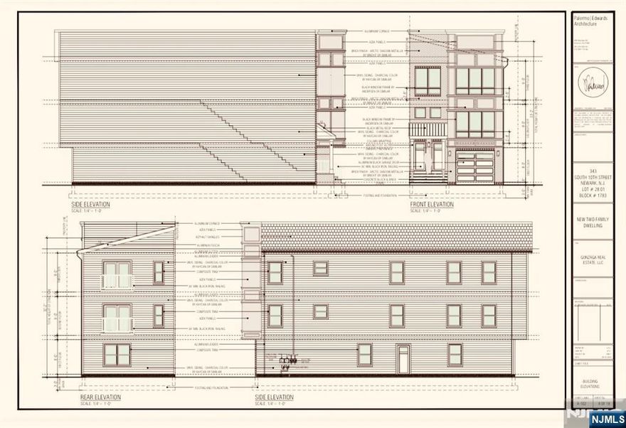 WELCOME to this stunning new construction two-family home located in the South of Newark area. This modern property offers an excellent opportunity for both homeowners and investors alike. The ground level features a spacious rec room, while the upper levels include two beautiful designed apartments, each offering 3 bedrooms and 2 full bathrooms. Each unit is thoughtfully laid out with open-concept living spaces, contemporary finishes, and plenty of natural light. One car garage. Conveniently situated close to public transportation, major highways, and shopping centers.