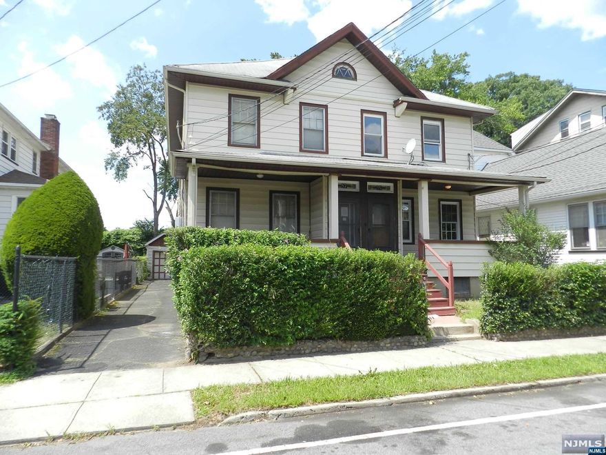 Rare Large side by side Duplex with 2 separate driveways and 2 garages. Each unit has Liv.Rm, Din.Rm, Kitchen, Full Bath on 1st Floor; 3 Bedrooms & full Bath on 2nd Floor and Sep. Basement w/Rec.Rm. & Bath (basement baths not operable). (#57 is under renovation, new kitchen, bath and painting ), hardwood floors. Near NYC bus and Jitney to Train Station.