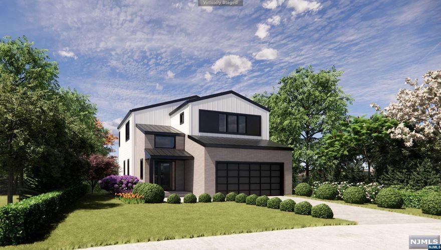 Welcome to this beautiful new construction on the east side of Tenafly. Home is expected to be completed in April. First Floor: Entry foyer, living room, dining room with wet bar, double-sided fireplace, eat-in kitchen with island and spacious pantry, an office, powder room, 2-car attached garage and mud room. 10 ft. ceiling throughout the first floor. Second Floor: Primary bedroom suite with full bathroom, double vanity, free standing bathtub, large shower and 2 walk in closets. Junior suite with full bathroom, 2 bedrooms with a Jack & Jill bathroom and a spacious laundry room on the second floor. Lower Level: 5th. Bedroom, full bathroom, home theatre, recreation room, gym and walk out to beautiful patio and private back yard. Be part of this great community in our beautiful town, with excellent schools. Magnolia Avenue is one of the nicest streets in town and this home is conveniently located close to local shops, parks, schools and to public transportation to Manhattan.