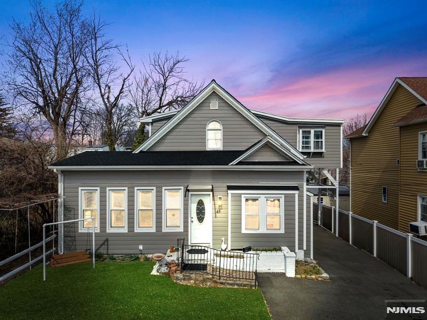 Your opportunity to own a move-in-ready 2-family home with nearly 2200 sq ft of living space in Bergen County has just arrived. The first floor boasts a large living room with high ceilings, a formal dining room, an updated kitchen with granite counters, brand-new cabinets, and stainless steel appliances, as well as an exit to a sitting area perfect for relaxation and the upcoming summer months. You will also find 3 bedrooms, as well as another room that can be used as an office, workout room, or a 4th bedroom, and an updated bathroom with a large tub. The second unit contains its own private entrance and boasts a spacious living room, kitchen with granite counters, and access to a private deck perfect for relaxation. The quaint bathroom, two bedrooms, and a separate room that can be used as an office are also included. The spacious basement is partially finished and has its own separate entrance for convenience, the laundry area, and additional storage or flex space. Additional features include an oversized garage, a 4-year-old roof and siding, and enough parking to fit over 6+ cars. Being close to restaurants, parks, transportation, and so much more, come see for yourself everything Saddle Brook has to offer.