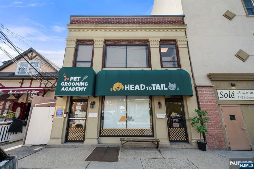 This property is a fantastic investment opportunity, located in a prime, high-visibility area at the intersection of Edgewater Avenue and Palisade Ave. The two-story building features: Each Floor: Approximately 1,600 sq. ft. of versatile space, with a high-ceiling basement (slightly smaller than the main floors). Currently, the entire space is leased to a successful pet grooming store with a 5-year lease in place, set to expire on June 30, 2028. This provides a stable income stream for investors. Don't miss out on this excellent chance to own a property in a thriving location! If you'd like more details or insights, Please contact the listing agent.