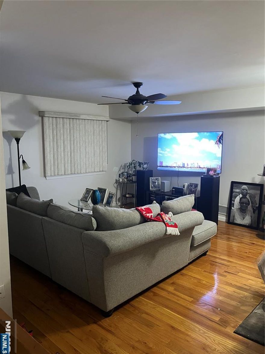 This well-maintained multi-floor condo is located in the desirable Orchard Meadows section of Union Township, NJ, offering a comfortable and functional layout ideal for modern living. Featuring three spacious bedrooms and two and a half bathrooms, the home combines style and practicality throughout. Beautifully kept wooden floors run throughout the home, adding warmth and elegance, while the kitchen and bathrooms are finished with durable tile flooring for easy maintenance. The second floor serves as the main living area, complete with an inviting eat-in kitchen, a bright and open living and dining room combination, a convenient powder room, and a dedicated laundry room equipped with a washer and dryer.Upstairs on the third floor, you'll find three generously sized bedrooms and two full bathrooms, providing ample space for relaxation and privacy. The home is fully air-conditioned for year-round comfort and includes ceiling fans in the living room and two of the bedrooms for added airflow. A standout feature is the private deck located just off the kitchen perfect for enjoying warm days, grilling, or unwinding in the evening after a long day. Additional amenities include a Ring doorbell for enhanced security, a designated parking space, and a full suite of stainless steel appliances, including a stove, refrigerator, and microwave oven and dish washer.