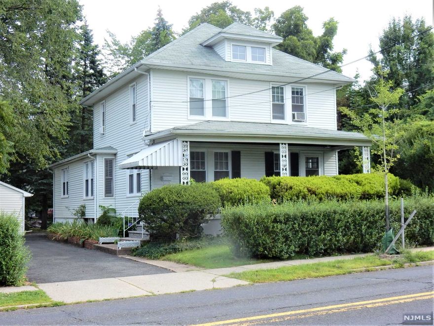 Bright & Spacious 2-family located in the sought after town of Ramsey (B-2 Zone) with easy access to NYC train, a vibrant downtown restaurant selection, schools, parks, and shopping. First floor apartment currently features one or two bedrooms, large living room, formal dining room, Large eat-in kitchen with lots of storage; finished basement, workshop, laundry, & storage. Second floor includes a living room, 2 bedrooms, kitchen, and full attic storage. Private yard & 2-Car Garage. Call today for a showing.