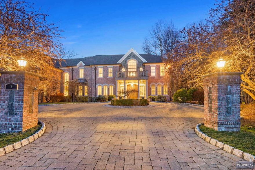 The video tour for this home is comprehensive,and worth watching.This fully custom built oasis is an impressive +10,000sq ft of luxury and leisure perched on 2.1 private acres, tucked away in an idyllic cul-de-sac in Old Tappan. The heart of the home is an eat-in state-of-the-art kitchen. Travel up the winding staircase with a decorative wrought iron railing to the 4 beautiful suites Standout features of this home include a breathtaking two-story entrance featuring marble floors and soaring ceilings, a formal banquet-sized dining room, formal living room with french doors to a beautiful library, family room with coffered ceiling and custom marble gas fireplace, theater room, spa, a first level powder room, expansive sunroom with custom maplewood bar and french doors leading to backyard with a pool, mature trees, outdoor kitchen, paver patio, waterfall, jacuzzi, and an emergency backup generator. This masterfully designed haven incorporates opulence at every turn.