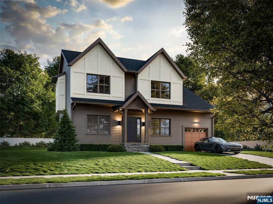 Distinguished new construction offering approximately 3,478 sq ft of meticulously crafted living space. Expertly designed and built by Prawdzik Properties, this exceptional residence presents 6 bedrooms and 5.5 bathrooms with a refined, well-appointed layout. The main level features a private bedroom suite with full bath, complemented by expansive open-concept living and dining areas designed for effortless flow and elevated everyday living. Interiors showcase hardwood flooring throughout, abundant natural light, and a cohesive palette of modern, high-end finishes. The kitchen is thoughtfully designed with custom cabinetry, a substantial center island, and premium appliance package, serving as a striking focal point for both daily living and entertaining. Upper levels offer multiple bedroom suites, including a spacious primary suite with a luxurious en-suite bath and generous closet space. Every detail reflects a commitment to quality craftsmanship and timeless design. Ideally positioned near major roadways, shopping, dining, and transportation options, this residence offers a seamless blend of sophistication and convenience.