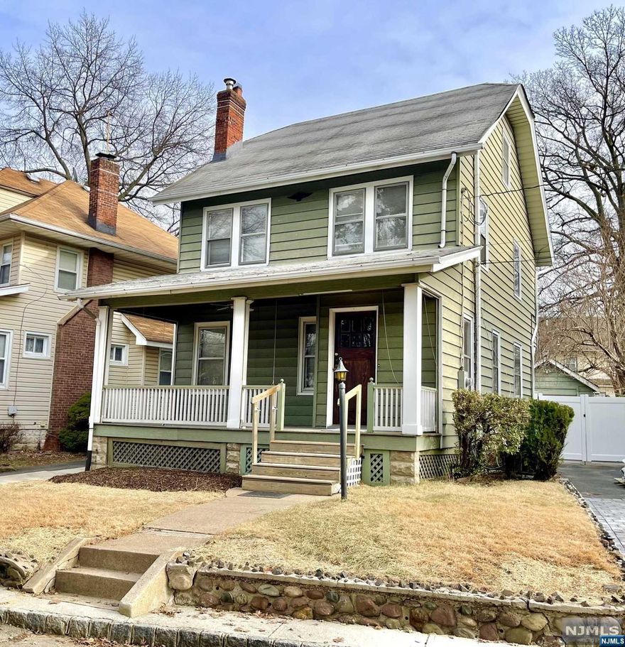 Discover the hidden gem of 29 Parkway East in Bloomfield's Halcyon Park neighborhood. Recently renovated, this property boasts a finished basement with its own kitchen and bathroom, providing ample space for all your needs. The first floor features a living room & dining room with restored parquet floors and wood trim, as well as an updated kitchen with new appliances. The second floor offers 3 bedrooms, any of which could easily be converted into an office space and a recently updated bathroom with washer/dryer. The finished attic could also be used as a primary bedroom. The backyard includes a garage and firepit. Enjoy the convenience of living in the heart of Bloomfield, just minutes away from restaurants, shopping centers, and public transportation including Watsessing Avenue Station with direct service to downtown Newark and a 30 minute train ride to New York City. You can also enjoy easy access to the Garden State Parkway. Minutes from downtown Bloomfield and Montclair.