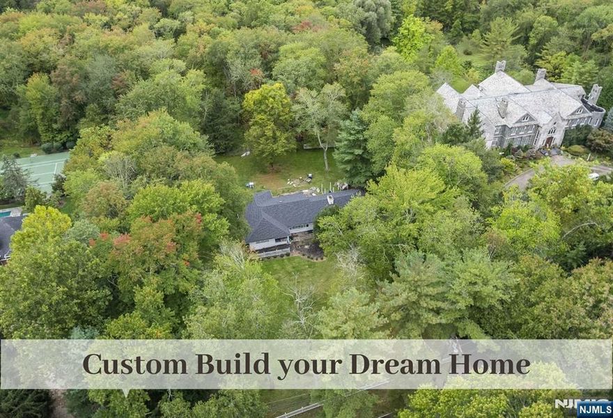 Seize the rare opportunity to create your Custom Luxury Estate in the highly coveted Chestnut Ridge Section of Saddle River. This flat, expansive 2.2-acre lot [approx 200 x 465], offers the Perfect Foundation to Design & Build your Dream Home. Nestled on a quiet, meandering private road & surrounded by distinguished estates, this property offers the chance to join an Exclusive, Established Neighborhood known for its Uncompromising Beauty and Bucolic Atmosphere. Whether to expand existing 3-bedroom Ranch or start anew with a visionary build, this setting provides unparalleled tranquility, privacy, and the allure of Saddle River living. Additionally, enjoy convenient access to top-tier educational options like Wandell Blue Ribbon Elementary, Northern Highlands HS & Saddle River Day, as well as nearby Highways & Shopping. Unique opportunity for the most discerning to reside in one of New Jersey's most prestigious and serene suburban communities. Property is being sold "as-is".