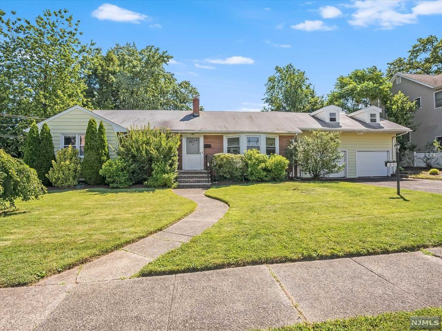 Spacious 5 BR ranch on oversized property in desirable Fair Lawn!The home boasts an EF that invites you to a lrge,bright LRw/fpl.Entertain in the FDR w/SGDs that open to cheerful sunrm.Large EIK boasts SS appls incl Dacor range & Bosch dishwasher & has a pantry,laundry & mudrm w/outside access to the private,fully fenced backyard oasis complete w/flagstone patio,tranquil pond & cozy gazebo all enhanced w/lighting as well as gas grill hook up & built-in shed.Back inside an updated bth & 3 nicely sized BRs complete the 1st level.Interior access to the 2-car garage w/workshop area & its own 1/2 bth + an apartment above containing a full bth,LR & 2 BRs-an ideal guest wing w/separate entrance or interior access from the house.Expansive lower level can be used as a playrm,gym,office,music rm + storage & has a PR in the 2nd laund area.Addl features incl c/a,HW floors,U/G sprinklers,security syst & gas generator.Located close to schools,library,activity center,houses of worship & NYC tran