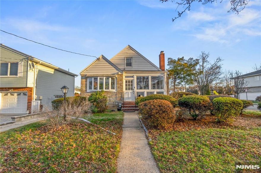 SPACIOUS CAPE COD, QUIET STREET, ENCLOSED FRONT PORCH, LR W/FPL, KITCHEN WITH WALK OUTSIDE ENTRANCE, DINNING ROOM, 2 BRS, FIRST FLOOR BTHRM, LARGE BR 2ND FLOOR, STORAGE, WALKING CLOSET, FINISHED BSMT WITH ENTRANCE TO OUSIDE, FULL BATH, LNDRY, UTIL, C/A, HARDWOOD FLOORS, LARGE, I/G POOL W/NWR VINYL LINER AND FILTER; FENCED YARD; CORNER LOT W/GARAGE AND 2-CAR WIDE DRIVEWAY ON SHERIDAN; HOUSE IS WELL-MAINTAINED, POOL HASN'T BEEN USED IN 7 YRS AND IS IN NEED OF MAJOR REPAIRS....THE HOUSE AND POOL ARE SOLD AS IS!