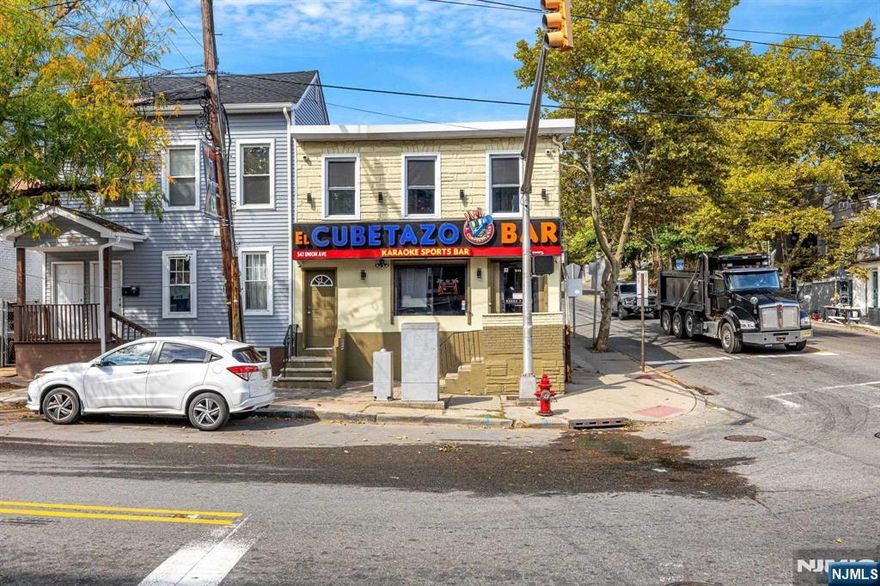 Totally renovated 2023 Excellent mixed- use building near the center of Paterson. Second floor 2BRS combo LR kit full bath central air hardwood floors W/D in unit Just move in