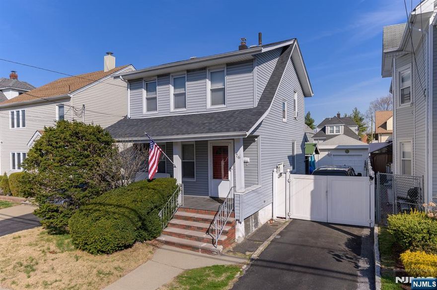 Welcome to your dream home in the heart of Clifton! This charming colonial offers the perfect blend of comfort, style, and convenience. Step inside and discover a living space featuring three bedrooms, a 1-1/2 bath. A beautiful living room, perfect for relaxation or entertaining. A partially finished basement adds valuable living space, offering versatility, making this home as functional as it is beautiful. Outside, you'll find a peaceful backyard oasis, perfect for summer barbecues, gardening, or simply unwinding after a long day. The 1-car, detached garage provides added parking convenience. Welcome to your new home!