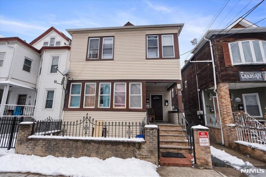 Whether you're looking to live in one unit or seeking a profitable investment, this property meets all your needs. Each unit consists of 3 to 4 bedrooms, providing generous living space. The living and dining areas are perfect for relaxing and entertaining, while the pantry and eat-in kitchen simplify daily routines. The finished basement, featuring a full bathroom, adds extra functionality to the lower level. The attic, accessible from the second floor, enhances your options with two additional rooms and yet another full bathroom. Plus, two detached garages and parking for two vehicles ensure your parking requirements are satisfied. Don't miss this incredible opportunity to own a substantial property in Passaic, NJ. Come and explore the possibilities that this exceptional home has to offer. Please note that the home is sold as-is, with no known issues, no credits or repairs will be provided. Current tenants are on a month-to-month lease. The property will not be delivered vacant.