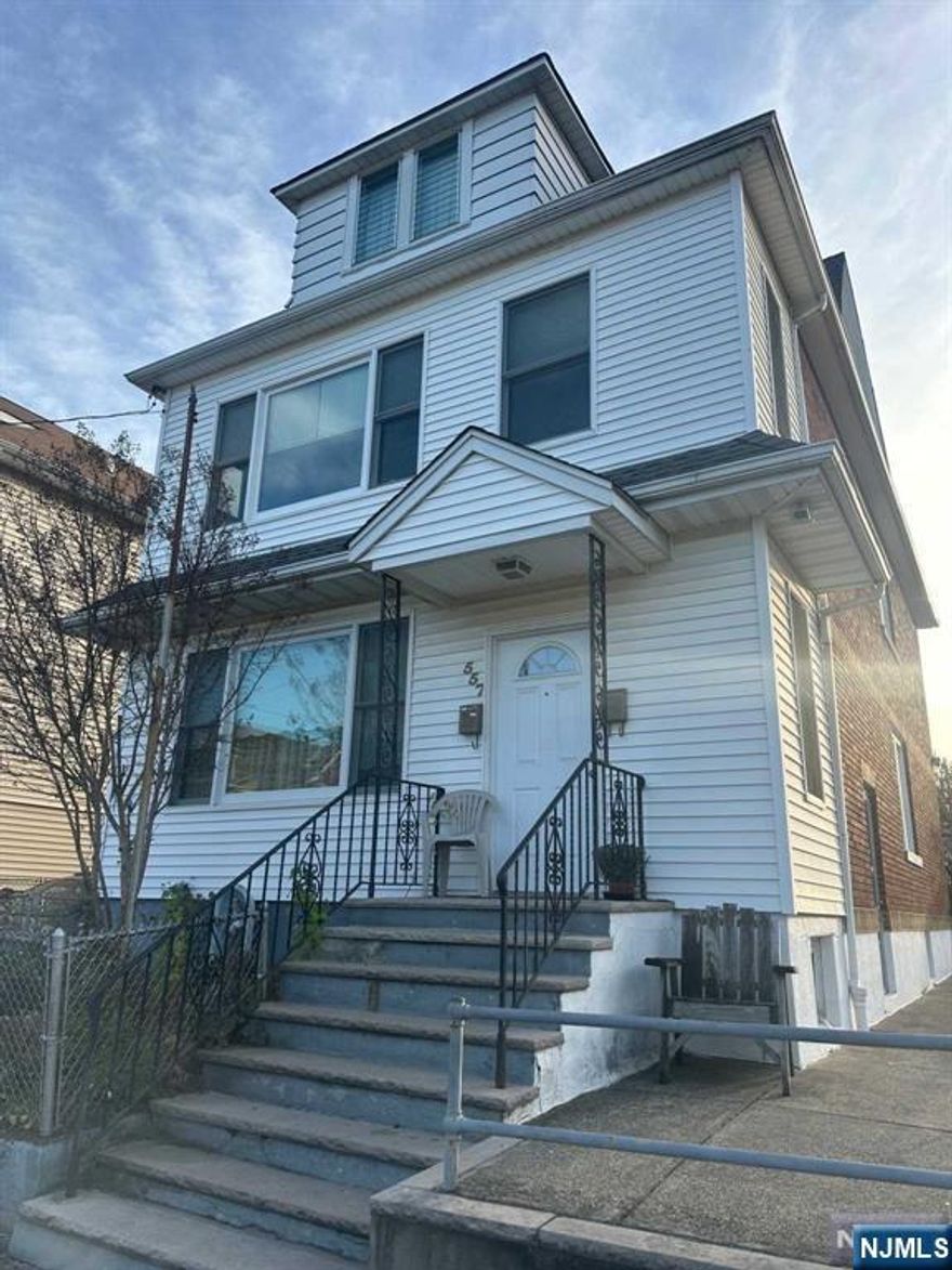 Welcome to this beautifully renovated apartment on the second floor of a two-family home in Passaic! This charming unit features a spacious eat-in kitchen, an ample living room, bathroom, two bedrooms, and a bright bonus sunroom perfect for relaxation, home office or additional storage! Rent includes water while all other utilities are paid separately. Close to parks, shopping, houses of worship, and major highways. Subject to a credit check, income verification, and an interview. Don't miss this opportunity to call this inviting space your new home.