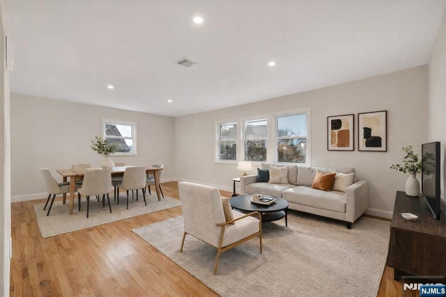 Beautifully renovated second-floor luxury rental in the heart of Edgewater. This spacious 3-bedroom, 1.5-bath home features a large living room, hardwood floors throughout, and a brand-new kitchen with granite countertops and stainless steel appliances. In-unit laundry and two parking spaces included. Located in a two-family home just minutes from NYC transportation, top restaurants, shopping, and parks. A true commuterâ€™s dreamâ€”move-in ready and a must see.