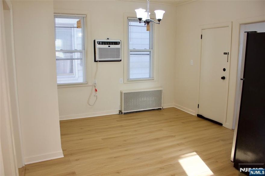 Spacious 1st floor 2-bedroom, 1-bath apartment in a quiet residential area of Clifton. Unit offers shared backyard access and additional storage for added convenience. Pet friendly for small pets under 15 lbs (restrictions apply). Desirable location near schools, shops, houses of worship, and public transportation, ideal for commuters.