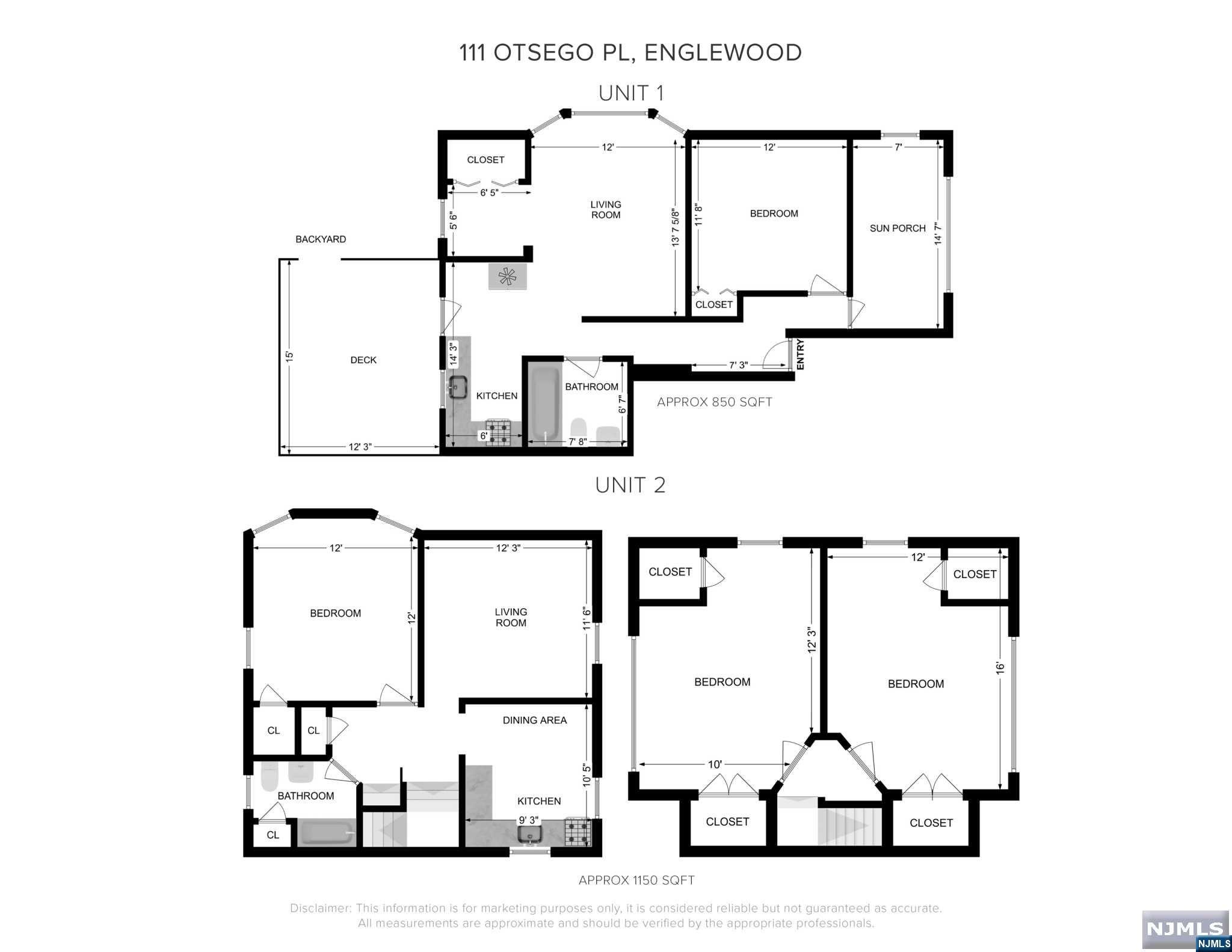 Englewood, New Jersey 07631, United States, 4 Bedrooms Bedrooms, ,2 BathroomsBathrooms,Residential,Pending,40150