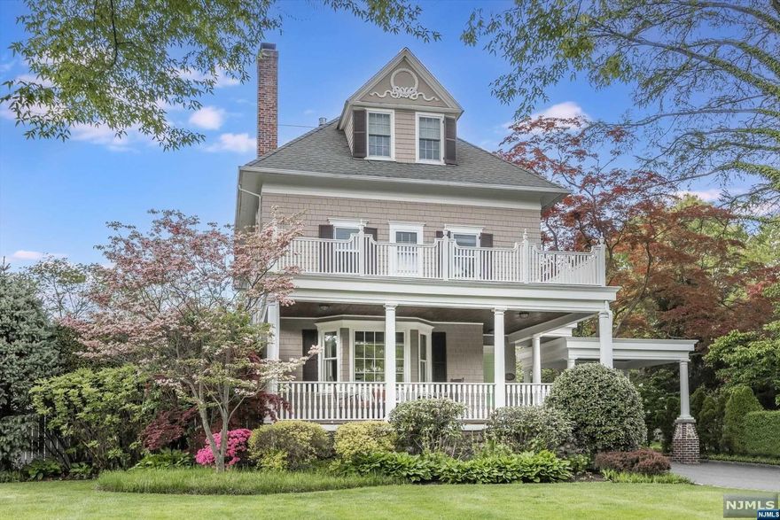 Unpack & jump in the pool! A restored & updated 5br,3.5ba home blends the past with all modern amenities. Come in and you're greeted by a large foyer w/ high ceilings and wide original staircase.The LR fireplace is still used to heat the home w/a state of the art pellet stove which is sustainable and beautiful. The DR has the original tin ceilings with a modern chandelier that is perfection! The fully remodeled kitchen has both modern function & timeless aesthetic.Custom cabinets and top-of-the-line appliances create the ideal space. Enjoy meals at the custom table or gather around the oversized island. The 2nd level has 4 generously sized BR and an updated hall bath. The 3rd level has a primary suite with a 2 sided fplc & a sitting area/office.En-suite bath is perfect w/ a dressing rm and the closet of your dreams. The backyard oasis is where you'll find the pool & outdoor kitchen.The LL rec room has a full bath & wine room.AND you are super close to school,NYC transport & town!
