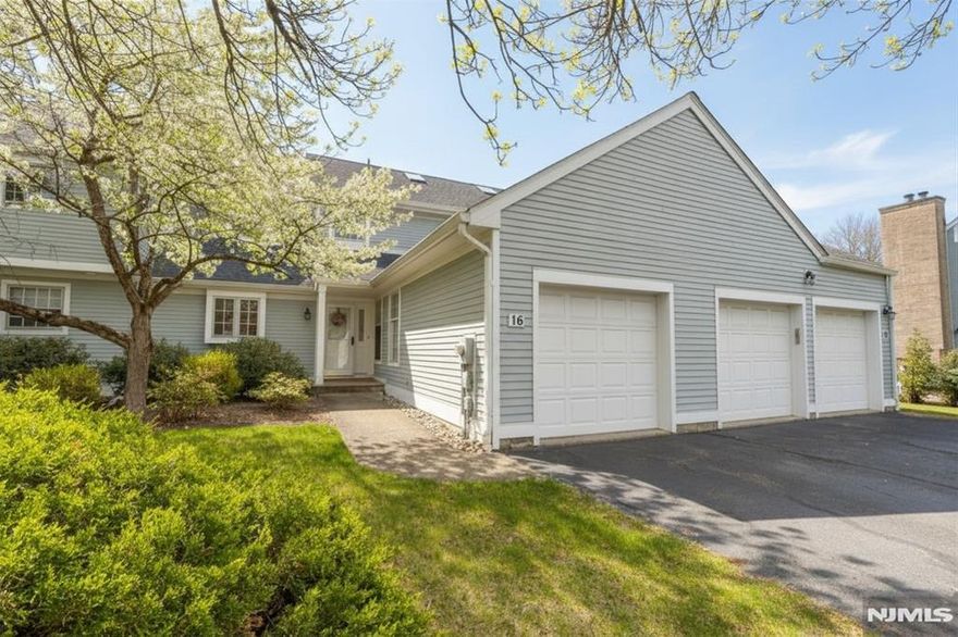 Welcome to this beautifully maintained & thoughtfully designed townhouse in a top community - where comfort, convenience, & lifestyle come together seamlessly. This spacious 3-bedroom, 2.5-bath home offers an inviting open-concept layout, with a stunning living & dining area highlighted by soaring vaulted ceilings, abundant natural sunlight, & a cozy fireplace - perfect for both everyday living & entertaining. The first-floor primary suite provides exceptional accessibility & convenience, complete with an en-suite bathroom. The home continues to impress with a private patio, attached garage, & an abundance of closet space. Enjoy year-round comfort & efficiency with a brand new two-zone central heating & cooling system, new roof, along with newer appliances. A massive basement with high ceilings offers endless potential that's ready to be finished to suit your needs & add significant value. Living here means embracing a low-maintenance lifestyle - leave the exterior maintenance to the HOA & focus on creating memories! Enjoy the community's exceptional amenities, which include the clubhouse, pool, tennis courts, park, etc. Located in a top school district & a vibrant community, this home is just minutes from parks, places of worship, renowned dining, & major highways including Routes 287, 80, & 280 - making commuting & daily errands effortless. This is more than just a home - it's a lifestyle upgrade. Don't miss the opportunity to make it yours!