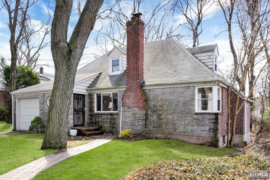 Sweet & sunny 3 bedroom, 2 bathroom Cape with newly updated baths and eat-in kitchen including SS appliances & granite countertops. First floor has a Living Room, MEIK Kitchen, Dining Room, 2 BRs and a Full Bath + sun porch leading out to an enclosed gazebo (porch/gazebo in need of some TLC). Second floor has a large Bedroom and a Full Bath, storage. Attached Garage, Central Air, Basement with laundry - ready for finishing. Potential for one-floor living or add a full second floor! Excellent location in the "Country Club" section of Teaneck - easy access to NYC bus & highway and more.