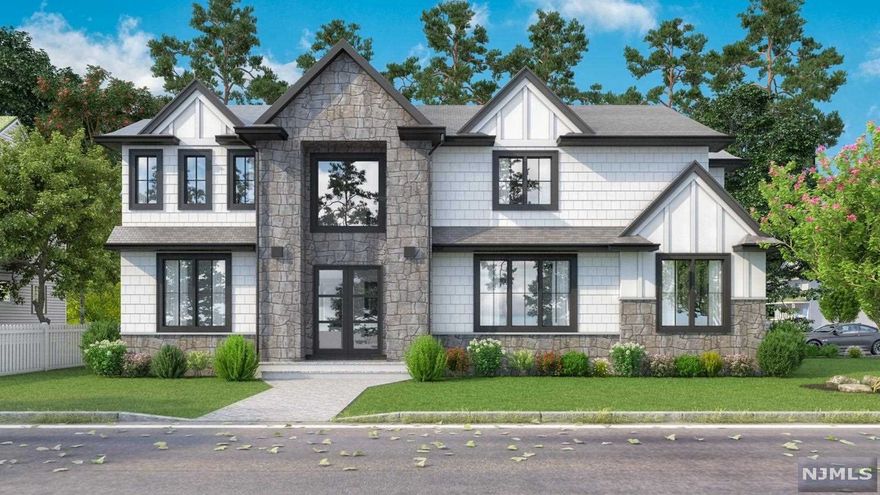 NEW CONSTRUCTION boasting almost 5000sf of open floor plan living space with no detail spared. The first floor offers a beautiful formal living room, elegant dining room, and bedroom/office with a full bath. A modern chef's kitchen with a center large island, top of the line appliances with high-end finishes and sliding doors to beautiful backyard. The second floor offers a master suite with a huge dressing room and spa-like bath. Also 3 more bedrooms, 2 full baths and laundry room. Full finished basement is an entertainer's dream with large recreation/play area, guest room with full bath, gym, home theater, utility room and tons of storage room. Smart home, multi-zone heat, and central A/C, sprinkler system, central vacuum, generator-ready, heated 2-car attached garage. Close to award-winning schools, houses of worship and NYC bus.