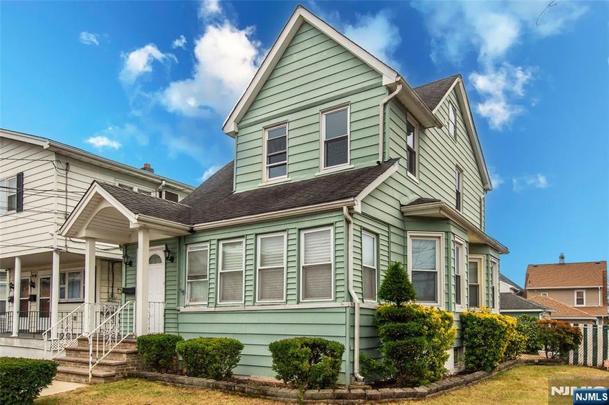 Welcome to this beautifully restored and fully renovated single-family home, where timeless charm meets modern living. Perfectly situated just minutes from every major highway, this property is a commuter's dream and offers unmatched convenience. Inside, you'll find original hardwood floors and moldings, lovingly restored to their original glory, paired with thoughtful upgrades throughout. The second floor features brand-new insulation and walls, ensuring year-round comfort and efficiency. The heart of the home is the remodeled kitchen, designed with a contemporary open-concept flow. It features a sleek peninsula with an overhang for additional seating perfect for casual dining or gathering with loved ones along with stainless steel appliances and a deep sink that adds both functionality and style. Laundry Hook-ups available in the basement. The bus stops for middle & high schools are nearby. This home truly has it all historic charm, modern upgrades, and an unbeatable location.