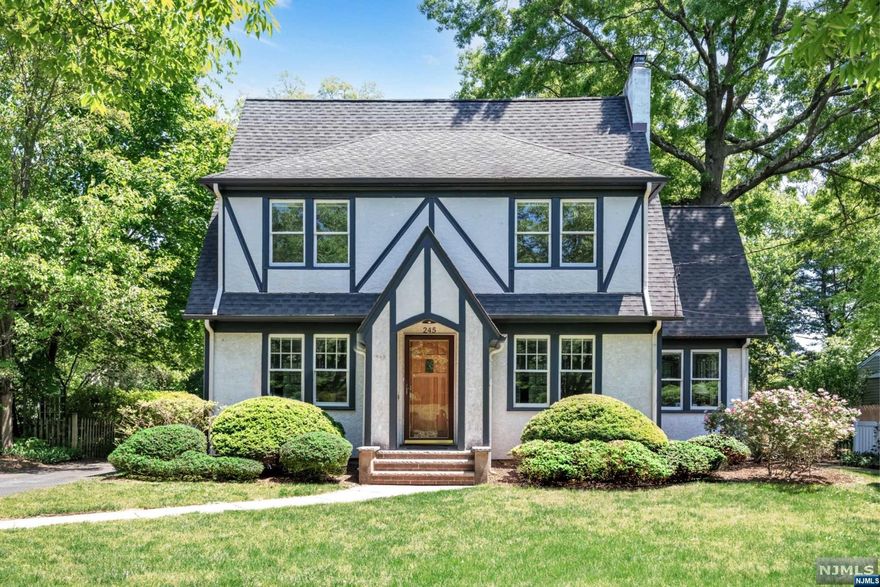 Charming Center Hall Colonial that is light and bright with 9-foot ceilings throughout, nestled in a prime location just a stone's throw from all three public schools Travell E.S., Benjamin Franklin M.S., and Ridgewood H.S., as well as NYC-bound transportation. Upon entering, you'll find hardwood floors throughout the first level, starting with a front-to-back Family Room with a brick fireplace and a den/office. Also off the entry is a formal dining room that flows into a spacious eat-in kitchen with a center island, quartz counters, and breakfast nook. Upstairs hosts an oversized primary suite with a sitting area, ample closet space, and a large bathroom. Full bath in the hallway and 2 more bedrooms round out the 2nd floor. Don't miss the bedroom, full bath, & sizable sitting/bonus room on the 3rd floor! All this plus a partially-finished basement, 2-car garage with a loft space for extra storage, private backyard, expansive rear porch for entertaining, and fabulous curb appeal!