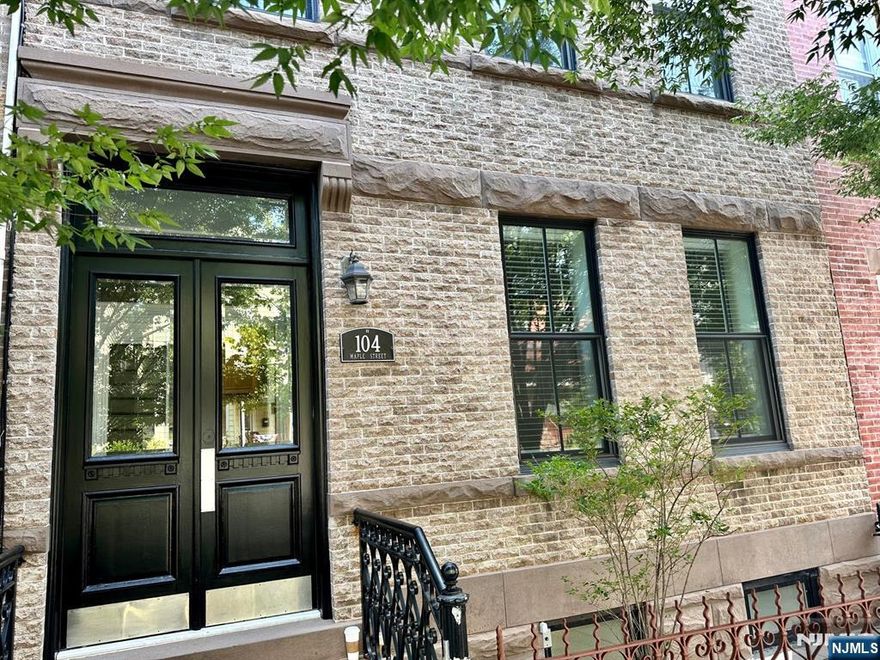 Completely renovated 950 square feet two bedroom one bath with central heat/AC and one garage parking included on a quiet residential street in Weehawken. Features include high ceilings, exposed brick, kitchen with stainless steel appliances & butcher block counter-tops, open floor plan, bathroom with tumbled limestone tiles, lots of closet space, new windows, Brazilian cherry wood floors and original tin ceilings in living room. Beautiful brick and brownstone building is well maintained with restored facade and staircase. The washer/dryer and private storage cage are in the basement. Great location just North of Hoboken and one block to NYC bus. No pets allowed. No Fee Rental. Available for 7/1 occupancy.