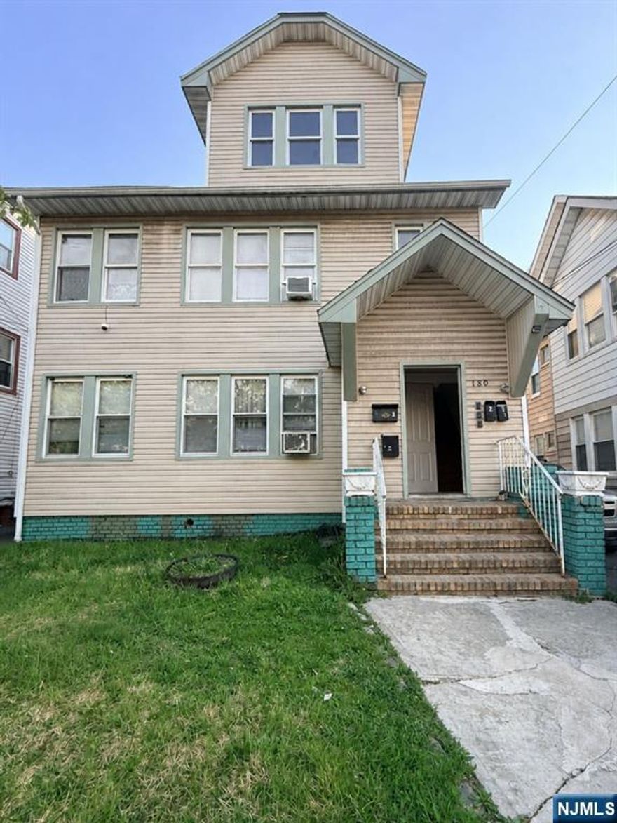 Excellent cash flow opportunity in Newark's high-demand Weequahic section. This 16-room, 3-family residence offers immediate income potential with clear built-in upside for a buyer ready to update and reposition. Two units can be delivered vacant, providing flexibility to owner-occupy while maximizing rental income. The second floor offers stable income with a tenant in place through October 2027, along with a near-term opportunity to reposition rents to market. With cosmetic updates and lease turnover, projected gross rents range from $6,500 to $7,000 per month. Separate utilities, full unfinished basement, and a location that checks every box: Weequahic Park, Beth Israel Medical Center, and Newark Liberty International Airport all nearby with easy access to major transit routes. Please note: Sold as-is. Buyer responsible for Newark Certificate of Code Compliance and DCA Green Card.