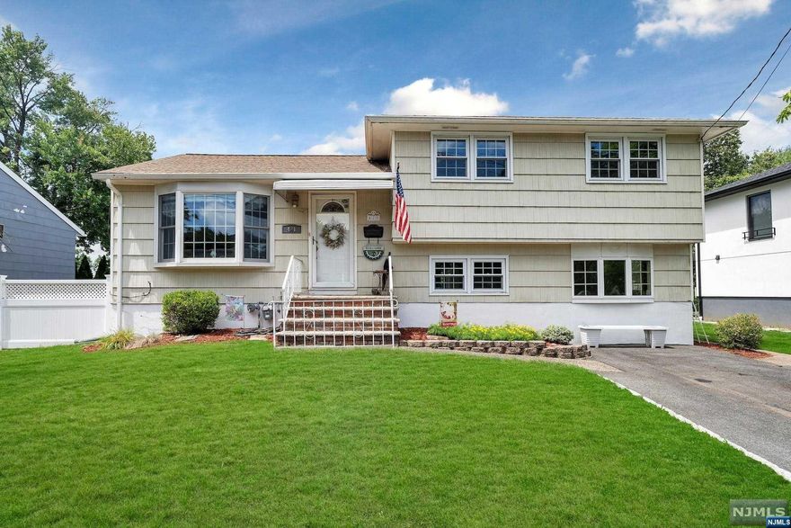 Beautifully maintained three bedroom two full bath split level home. Featuring a fully finished basement with full kitchen, bedroom, full bathroom, living room and dining room. First floor has kitchen, living room, dining room and access to the deck. Upstairs has three bedrooms, full bathroom and linen closet. Each bedroom has its own closet. The private backyard has an above ground pool and shed. Basement also has a laundry room. Close to transportation, schools and shopping.