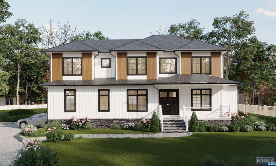 Welcome to this 6BD 5.5BA Custom Colonial, .38-acre & w 4800 +/- sf of meticulously crafted liv space across 3 floors. Upon entering, you are greeted by a 2-story foyer, flanked by a formal Liv Rm & a formal Din Rm. Wide-plank H/W flooring flows throughout, complemented by elegant trim work & millwork. The main floor features a chef's Kit. equipped w/ high-end SS appliances, a waterfall center island adorned w/ quartz countertops, & ceiling-ht cabinetry. This space opens to Fam Rm featuring electric FP & sliders leading to a paver patio & flat backyard. An en-suite BD perfect for guests, a thoughtfully designed Pwd. Rm, & functional Mud Rm complete main lvl. 2nd floor is room to 4 spacious BDs, incl a lavish primary suite complete w/ a balcony, a generously sized custom walk-in closet, & ensuite bath w/ soaking tub & dual sinks. Fully fin basement, offering a sprawling Rec Rm, l BD, & a full BA, provide endless possibilities for relaxation. Comes with 10 YEAR BUILDER WARRANTY