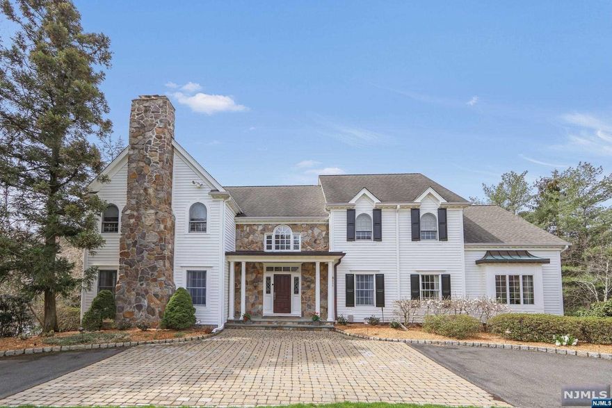 Beautifully renovated Colonial located on one of Franklin Lakes most desired Cul de Sacs.Welcoming 2STY EF, Banquet sized FDR w/French drs.FLRw/fireplace & custom woodwork through out.Truly a chefs delight, recently renovated gourmet kitchen features a large center island, sun drenched eat in area w/French drs to Trex deck where you can enjoy a summer BBQ & a cocktail.Added bonus is the adjacent great room w/coffered ceiling ,custom built-Ins and a private home office. Addt'l billiard room w/ wet bar lends itself to large scale fun & entertaining.Retreat upstairs to the owners suite w/Fpl and LUXE BTH.4-5 addt'l BDRMS, Jack n Jill BTH & FBTH complete this floor.Finished walk out lower level features an abundance of storage,FBTH and family room.This incredible oasis boasts a Gunite pool as well as access to your private pond where you can enjoy fishing or jump on a canoe or kayak. If you are searching for tranquility & luxury, this is the one..Ready for IMMEDIATE OCCUPANCY!